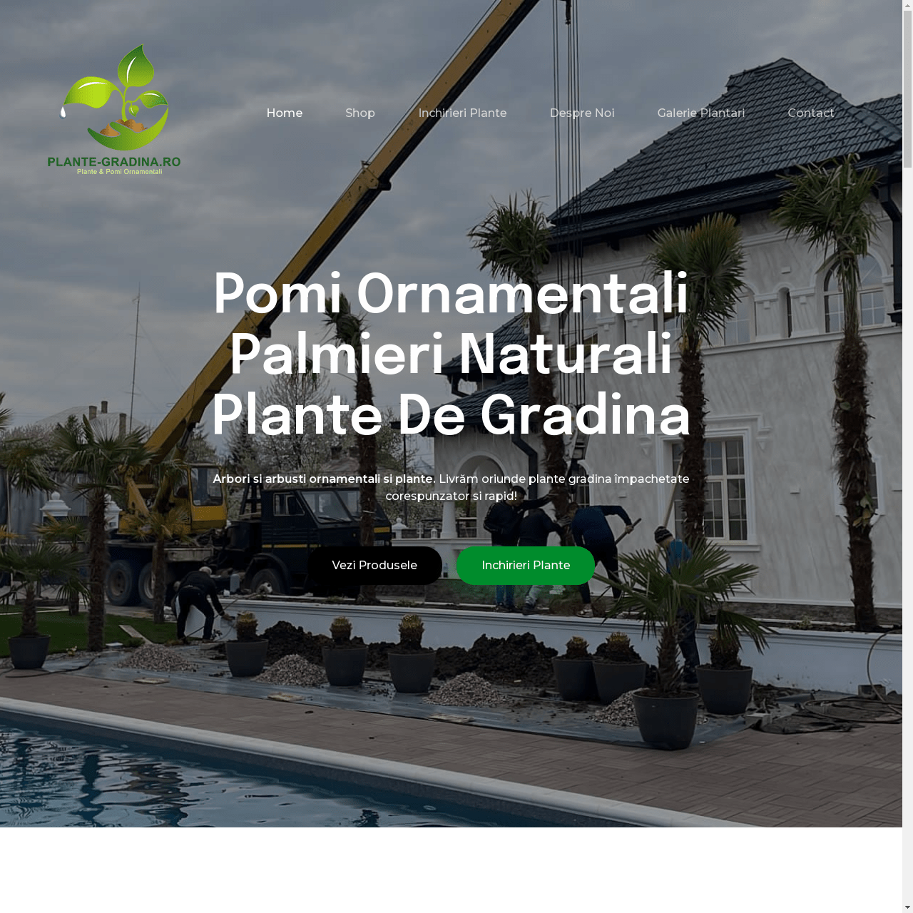 Creare Site Amenajari Gradini